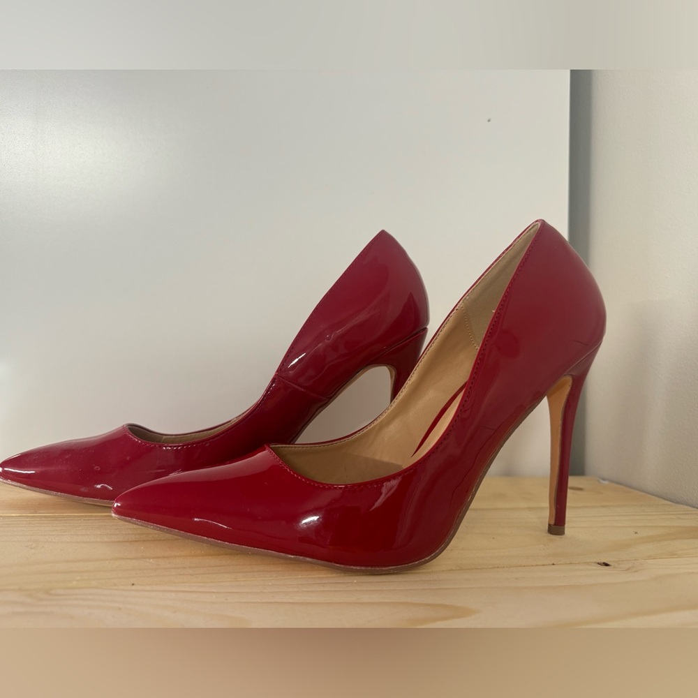 Elegant Red Stiletto Heels